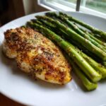 caesar chicken with asparagus - Tasty