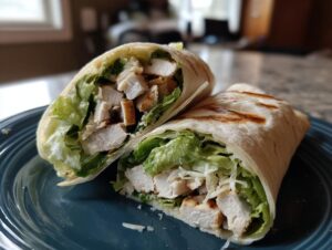caesar chicken wrap - Featured