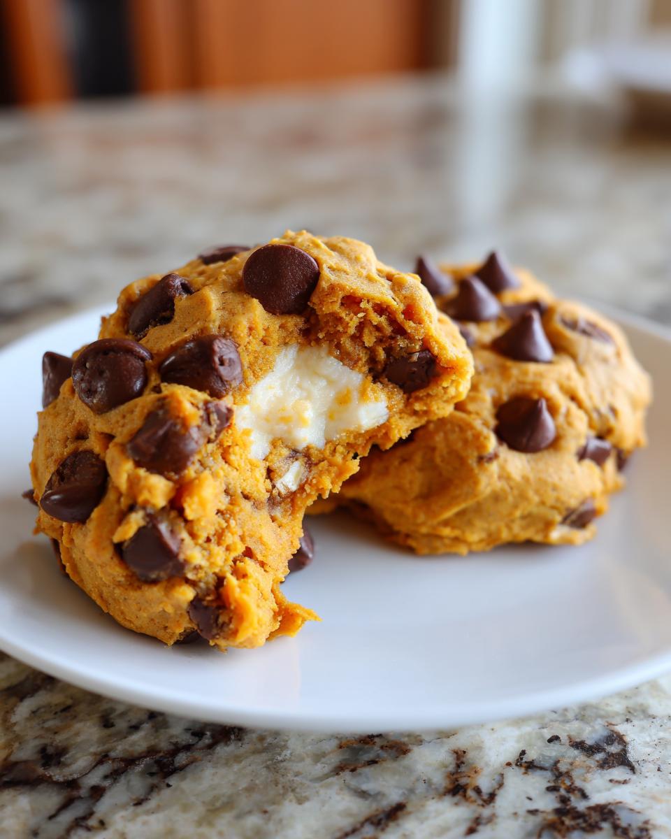 pumpkin chocolate chip cheesecake cookies - Other 1