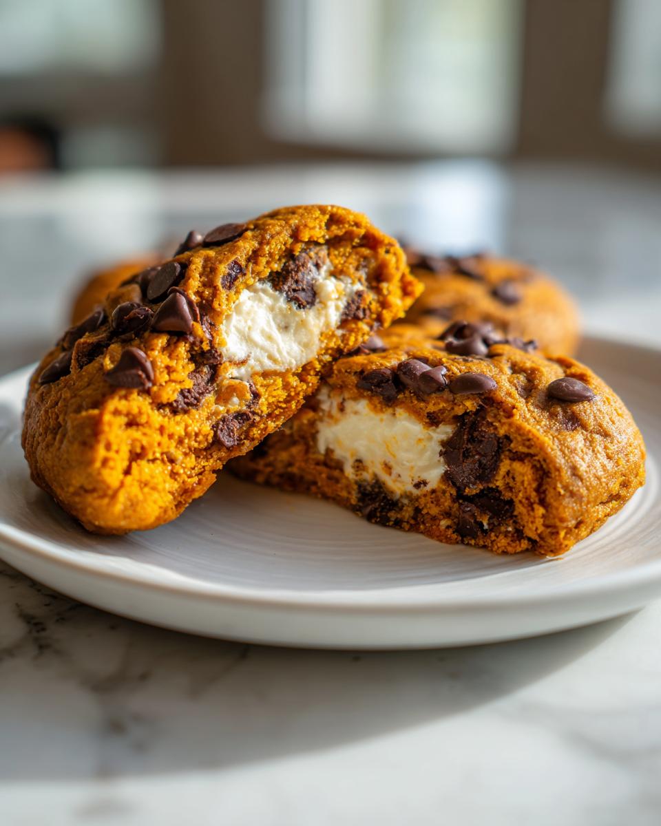 pumpkin chocolate chip cheesecake cookies - Other 2