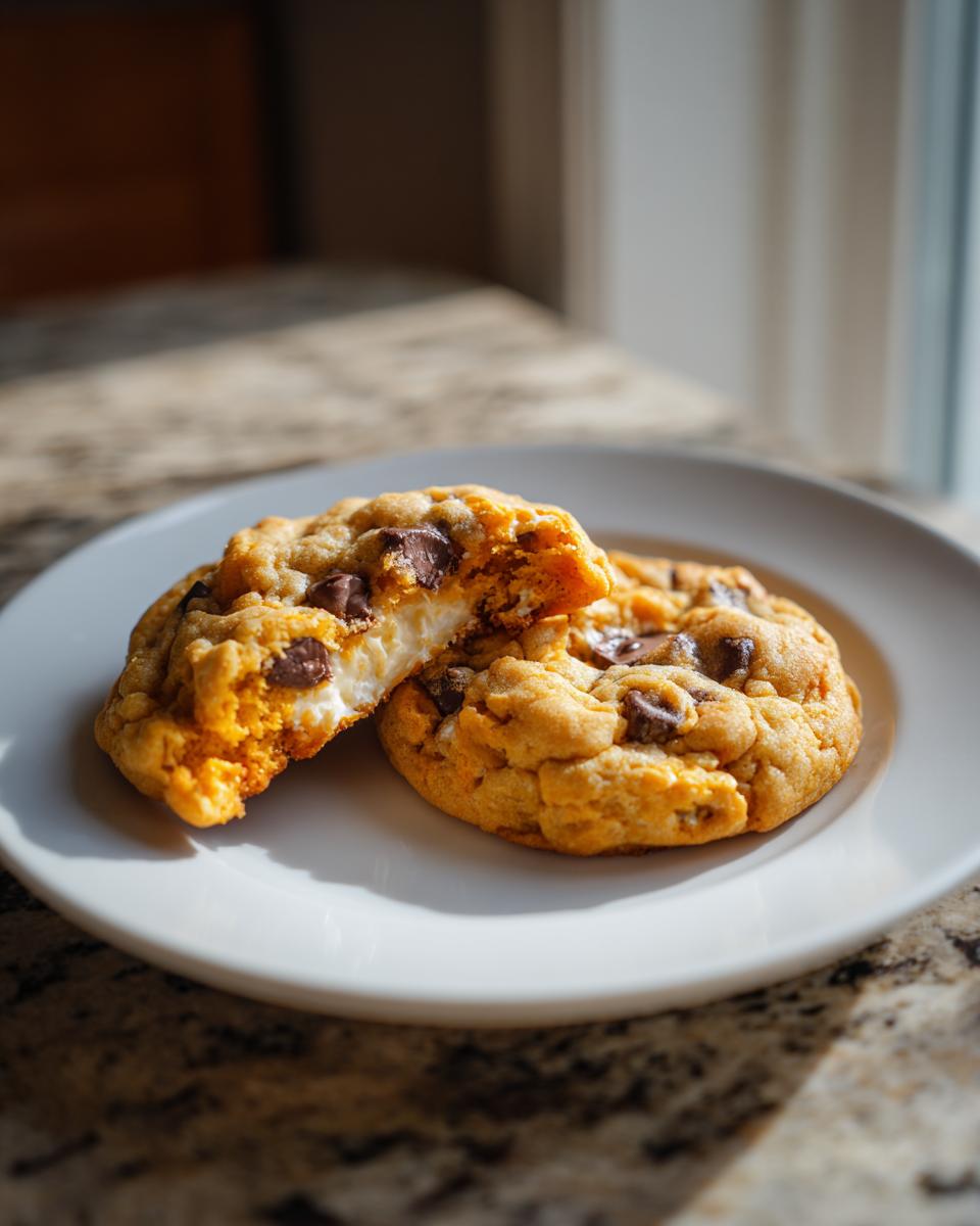 pumpkin chocolate chip cheesecake cookies - Other 4