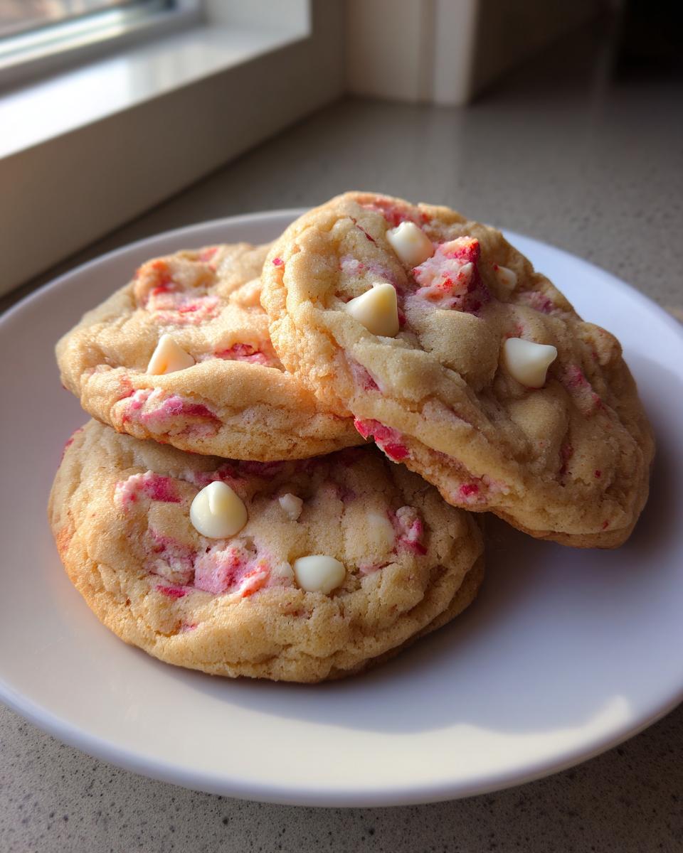 strawberry white chocolate chip cheesecake cookies - Other 1