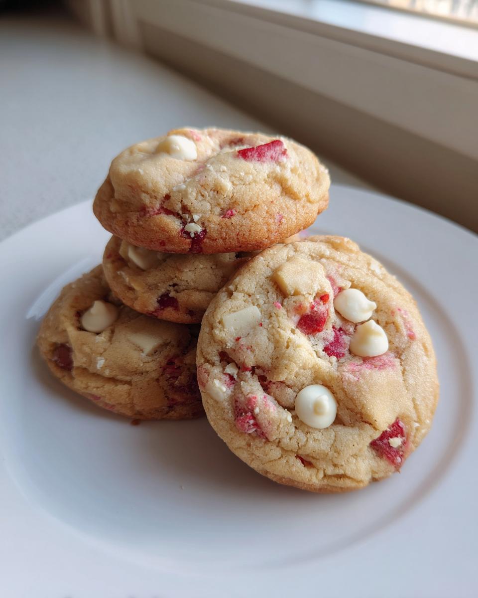 strawberry white chocolate chip cheesecake cookies - Other 2