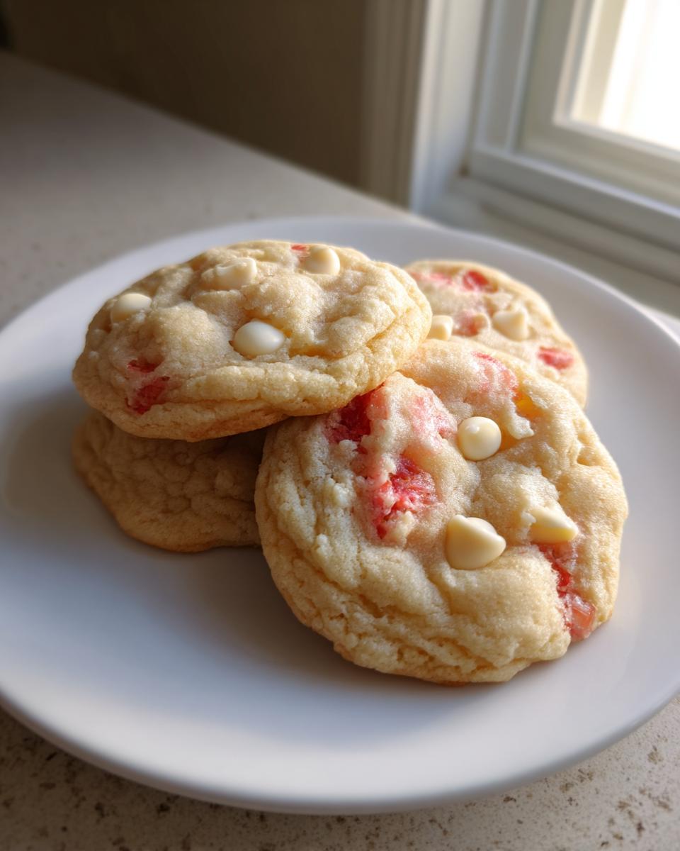 strawberry white chocolate chip cheesecake cookies - Other 4