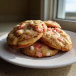 strawberry white chocolate chip cheesecake cookies - Tasty