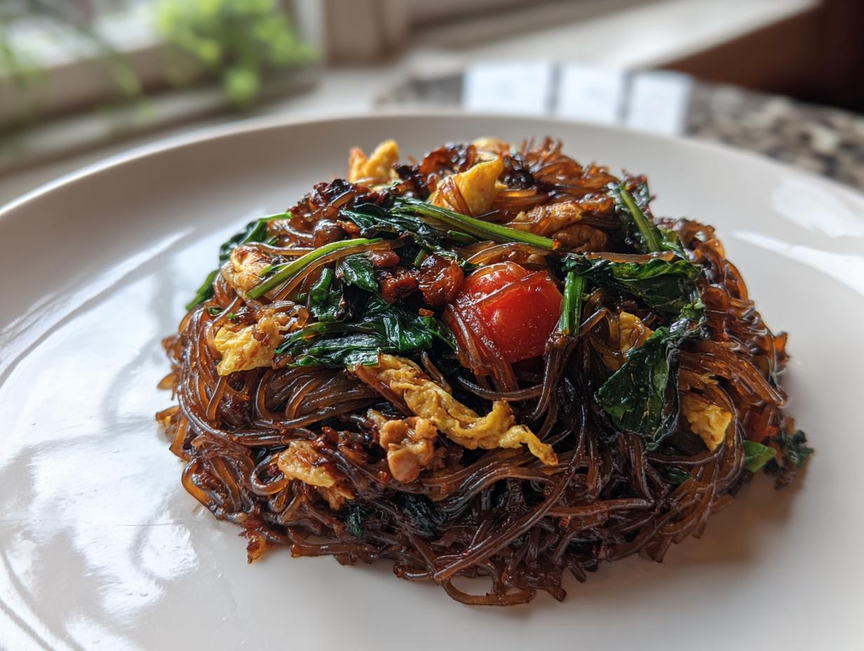 thai drunken noodles - Featured