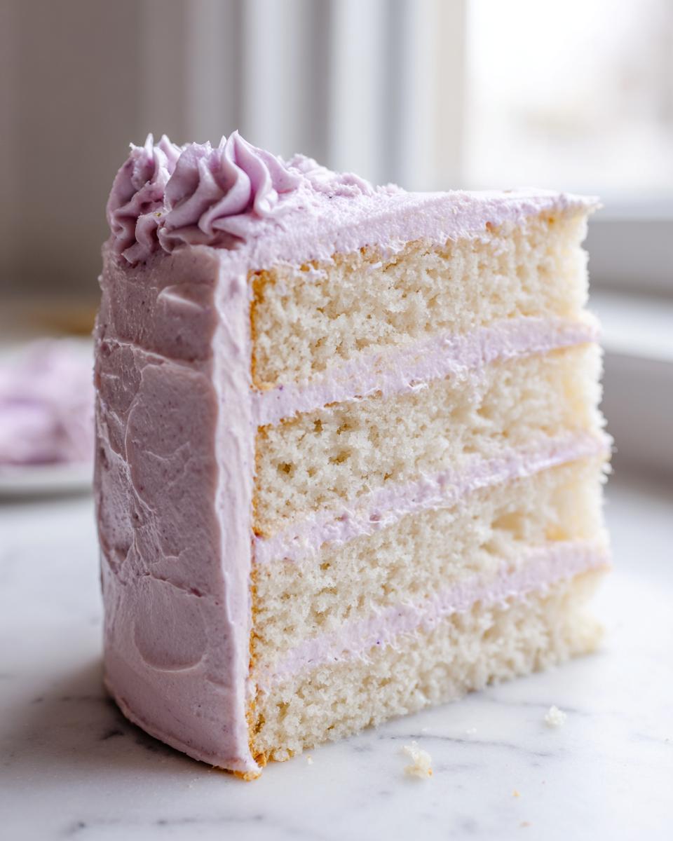 white and lavender cake - Other 1