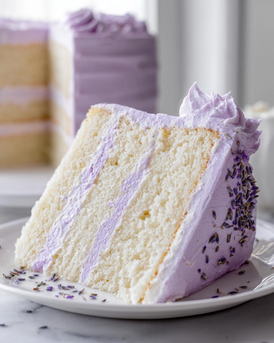 white and lavender cake - Other 2