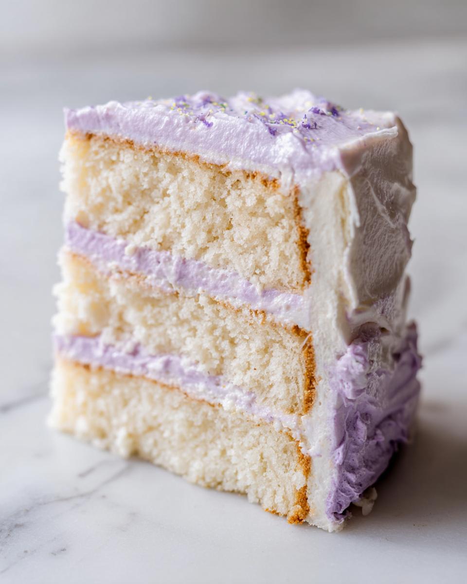 white and lavender cake - Other 4